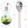 Soil Test Kit, 3-in-1 Soil Tester for Moisture, Light & pH Meter