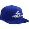 Koloa Surf-Classic Wave Logo Solid Snapback Hats-Royal/White