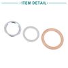 ACROPIX Oil Drain Plug Gaskets for Toyota Compatible Highlander 12pcs Silvertone