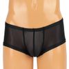 Men's Ultra Thin Stretch Fabric Low Rise Boxer Shorts Black