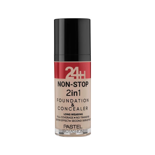 Pastel 24 H Non-Stop 2 İn 1 Fondeten Concealer No:602