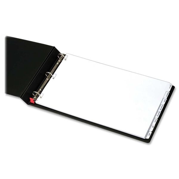 TOPS Cardinal 11x17 Write'n Erase Tab Divider, 8-Tab, White (84271)