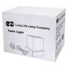 Ambient Glass Ice Cube Touch Dimmable Table Lamp Chrome Base with G9 Bulb M0047