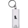 Azeeda 'Black Toy Poodle' Keyring LED Torch (KT00021914)