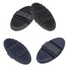 LeMieux Flexi Massage Brush - Soft Rubber Nodules - Black