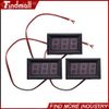3× DC 4.5-30V Blue LED 3Digital Display Voltage Meter Voltmeter Panel Motorcycle