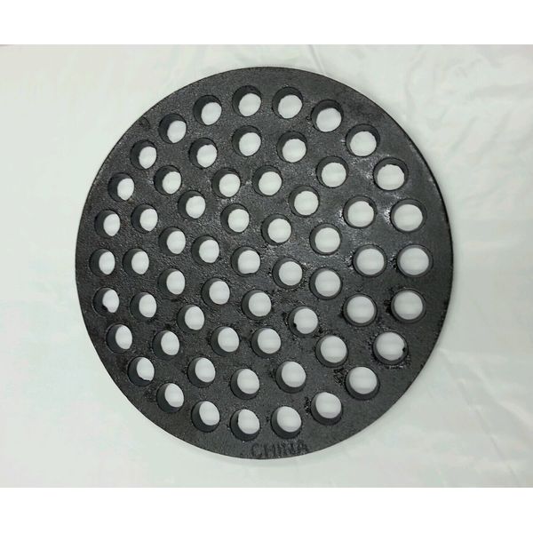 Floor Drain Cover 6 " Diameter 1/4in thick  Cast Iron Black