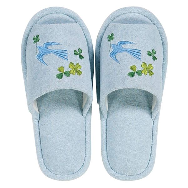 Senko Bird Slippers Light Blue 63640
