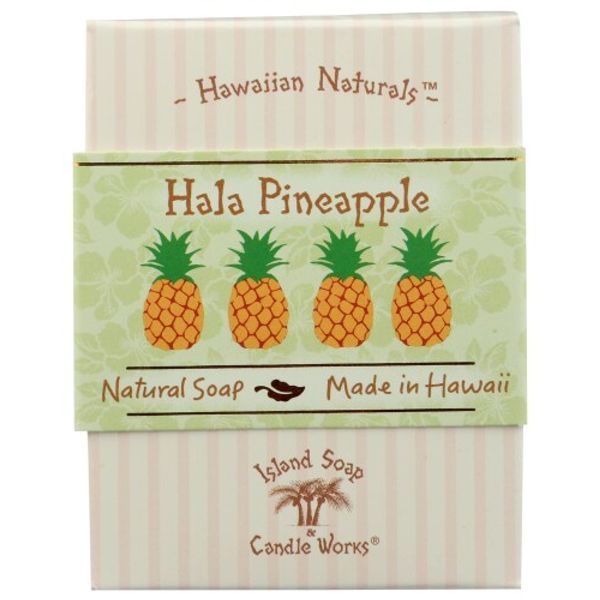 Island Soap &amp; Candle Works Hawaiian Natural Soap Hara Pineapple