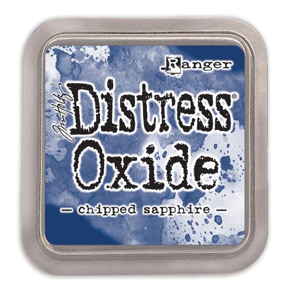 Ranger Tim Holtz TDO55884 Distress Oxide Ink Pad - Chipped Sapphire,Blue,Medium