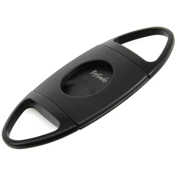 BigSmoke Cutter Oval All Black, Serated Black Blades
