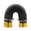 Skyplanet Universal 3"(76mm) Cold Air Intake Flexible Induction Pipe Hose Kit(Gold)