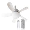 Socket Fan Light, Small Ceiling Fans with Lights & Remote, E26 Base Screw in ...