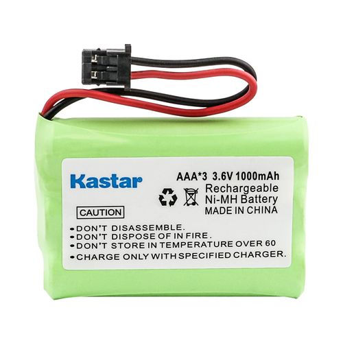 Kastar 4-Pack AAAX3 3.6V MSM 1000mAh Ni-MH Rechargeable Battery for Uniden Cordless Phone BT-446 BT446 BP-446 BP446 BT-1005 BT1005 TRU8885 TRU8885-2 TRU88852 TRU8888 TRU9460 TRU9465 TRU9480 TCX-800