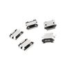 Partuto 5 Pcs Micro USB Type B Female Socket 180 Degree 5-Pin SMT Soldering Jack Replacement