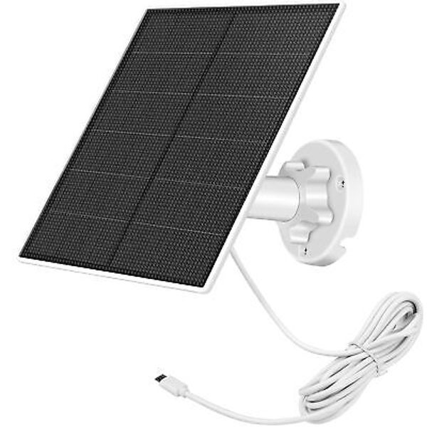 Solar Panel for Outdoor Camera Wireless Camera,CG6/X83, IP66 Waterproof Solar...