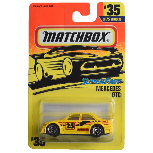 Matchbox Mercedes GTC, [Yellow] Super Fast #35