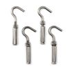 Pack of 4 M10 Open Cup Hook Expansion Bolt 304 Stainless Steel