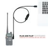 BTECH PC03 USB-C Programming Cable – FTDI Chipset for Baofeng & Kenwood K1 2 Pin Two-Way Radios | Compatible with Windows, Mac, and Linux | Easy Plug-and-Play Chirp Programming