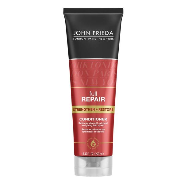 John Frieda Full Repair Strengthen and Restore Conditioner, Protects Against Breakage and Split Ends, Vitamin Rich Formula, 8.45 Ounces, with Inca Inchi Oil and Omega-3
