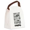 CafePress Camping Gift Canvas Lunch Bag with Strap Handle