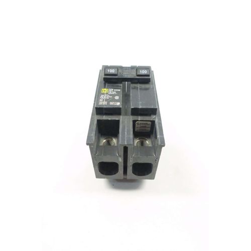 SQUARE D HOM2100 2P 100A AMP 240V-AC MOLDED CASE CIRCUIT BREAKER D539706