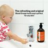 Natural Solution Himalayan Pink Salt Liquid Hand Soap,Moisturizing & Refreshing,Blood Orange - 14 oz
