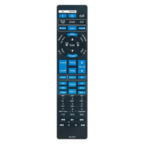 RC-477S RC477S 24140477 Replacement Remote Control Compatible for Integra DTM-5.3 DTM5.3 DTM53 AV Receiver Stereo System