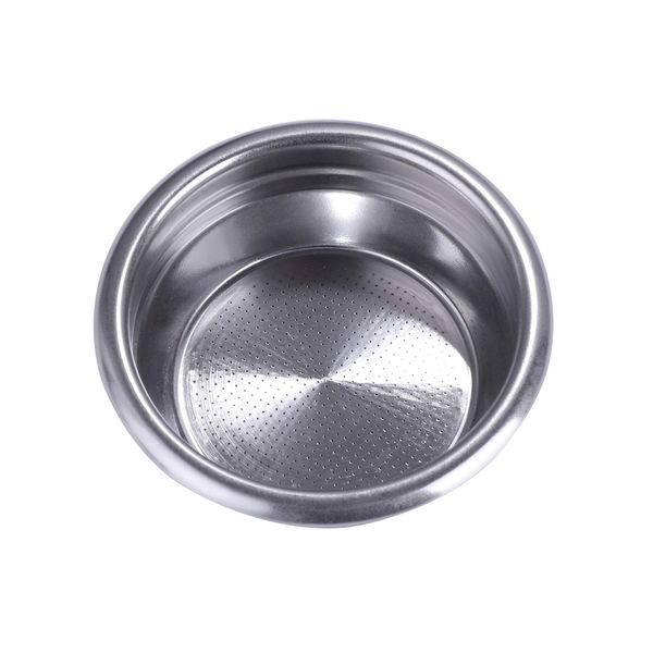 58mm E61 Precision Filter Ridged Basket Stainless Steel Portafilter Basket Espresso Basket Compatible 58MM Portafilter Filter Basket Double Cup Coffee Basket Replacement