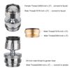 Faucet Adapter Kit Swivel Aerator Adapter to Connect Garden Hose Multi-Thread