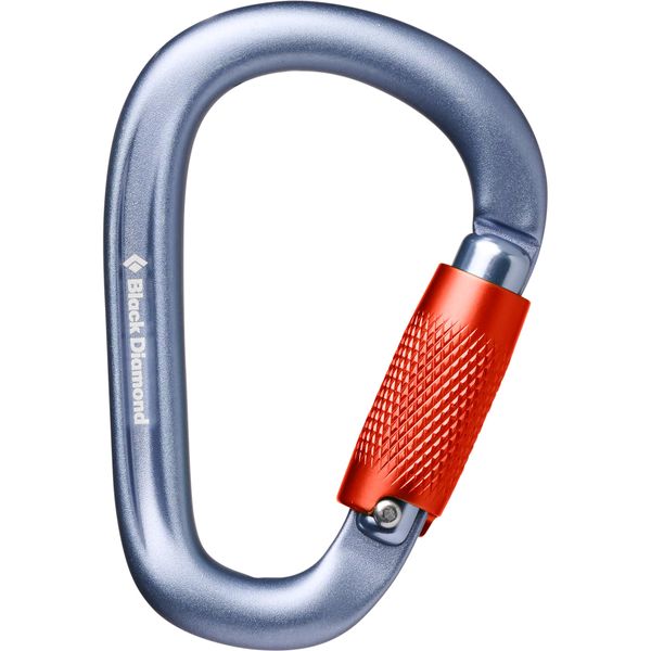 Black Diamond Unisex Pearlock Twistlock Karabiner, Gray, OneSize