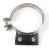 Fits Peterbilt Exhaust Stack 5" Mount Bracket Clamp Chrome 379 359 1987-1993 10294 Silver