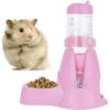 Hamster Squirrel Feeding Water Food Container Set Pet Drinking Bottles