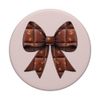 Coquette Bow Chocolate Candy Bar Pattern Girl Mom PopSockets Adhesive PopGrip