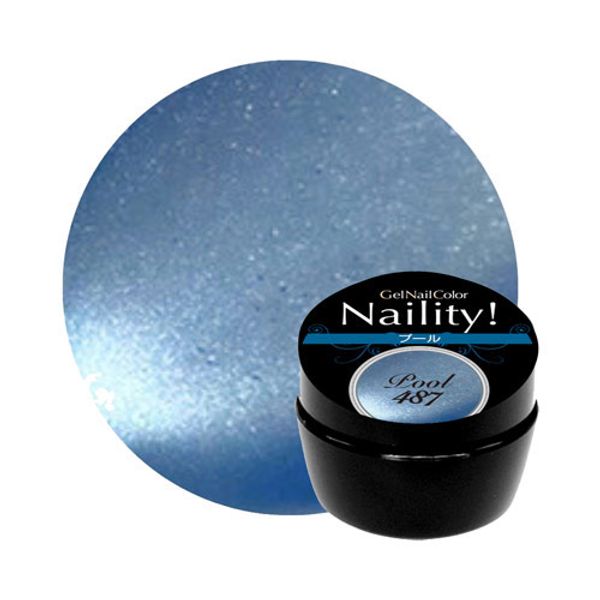 Naility! Gel Nail Color 487 Pool 4g Color Gel Magnet Gel Urumagu Puru Mag Water Light Naility