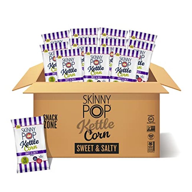 Skinny Pop Popcorn, White Chocolate Peppermint 7.4 Oz