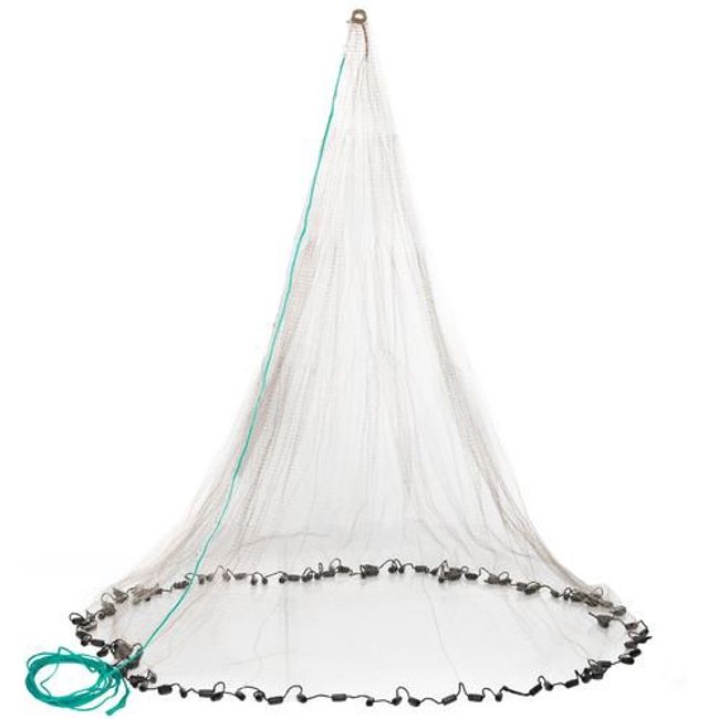 Betts 7-Feet Mono Bait Cast Net with Lead Weight and 1/4-Inch Mesh