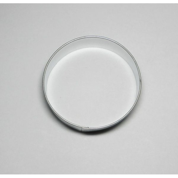 3" Round Circle Shape Biscuit Cookie Cutter Tin Coin Baseball Pastry Tea Party