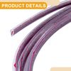 Partuto 1 Pcs Universal Car Door Protector Strip Sticker - Rubber Clear