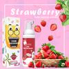 Kids Foam Toothpaste with Strawberry Flavor, Fluoride Free Natural Formula, Foam Toothpaste for Electric Toothbrush(60ml)(1 Pack)