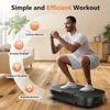 Ultimate Vibration Plate with 120 Speeds & 5 Programs Includes 2 Resistance Band