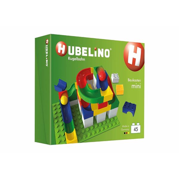 Hubelino Marble Run - 45-Piece Mini Set - The Original! Made in Germany! - Certified and Award-Winning Marble Run