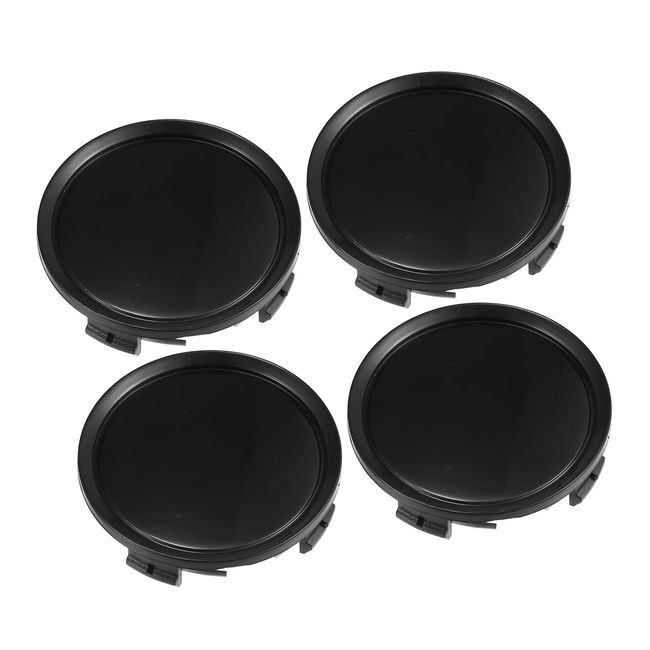 A ABSOPRO Wheel Center Hub Cap Cover 74mm Dia 4 Clips Plastic (Set of 4)