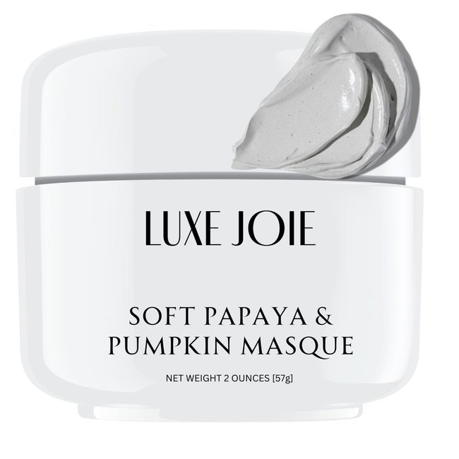 Soft Papaya and Pumpkin Masque Fruit Enzyme Mask Resurface, Smooth & Minimize Large Pores, Blackheads & Acne Scars - Men & Women, All Skin Types