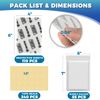 Ding Defend Card Shipping Kit Envelope Bubble Mailers - 110 4’’ x 6’’ Protectors