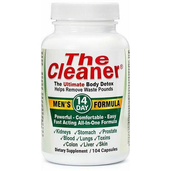 The Cleaner Mens 14 Day Formula Body Detox 104 caps