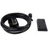 RV 7 Way Plug Inline Pre-Wired Trailer Cord Junction Box w/12 Foot Cable