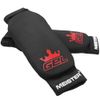 Meister MMA Elastic Forearm Guards w/Integrated GEL Padding (Pair) - Black - Small/Medium