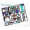 Kutesna 25 PCS Interlocking Desk Drawer Organizer Separator with 4 Sizes for Office,Bathroom,Kitchen,Makeup,Tool