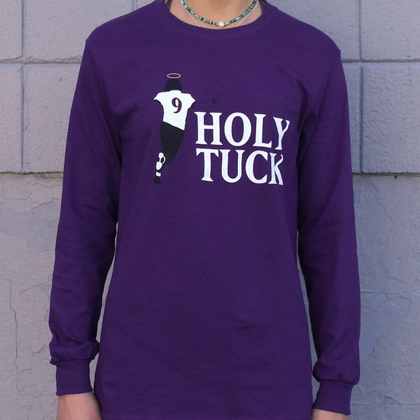 Holy Tuck (Purple) / Long Sleeve Shirt - X-Large / Purple